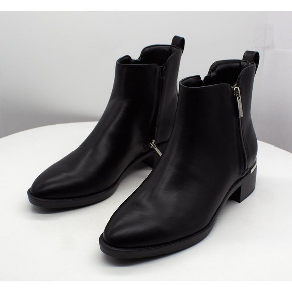 Calvin Klein Women's Deniece Block Heel Ankle Booties Women's Shoes - Picture 4 of 8